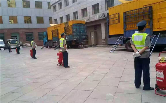 河西区街道租赁发电机案例